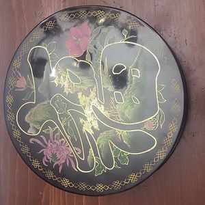 Beautiful Asian lacquer divided tray/box